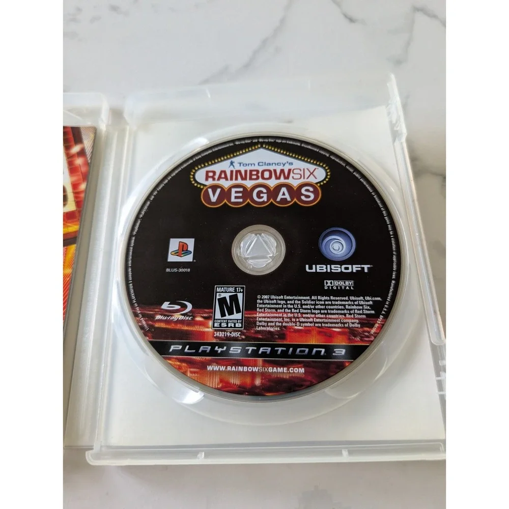 Rainbow Six Vegas Sony PlayStation 3 PS3 Complete CIB Tested Working